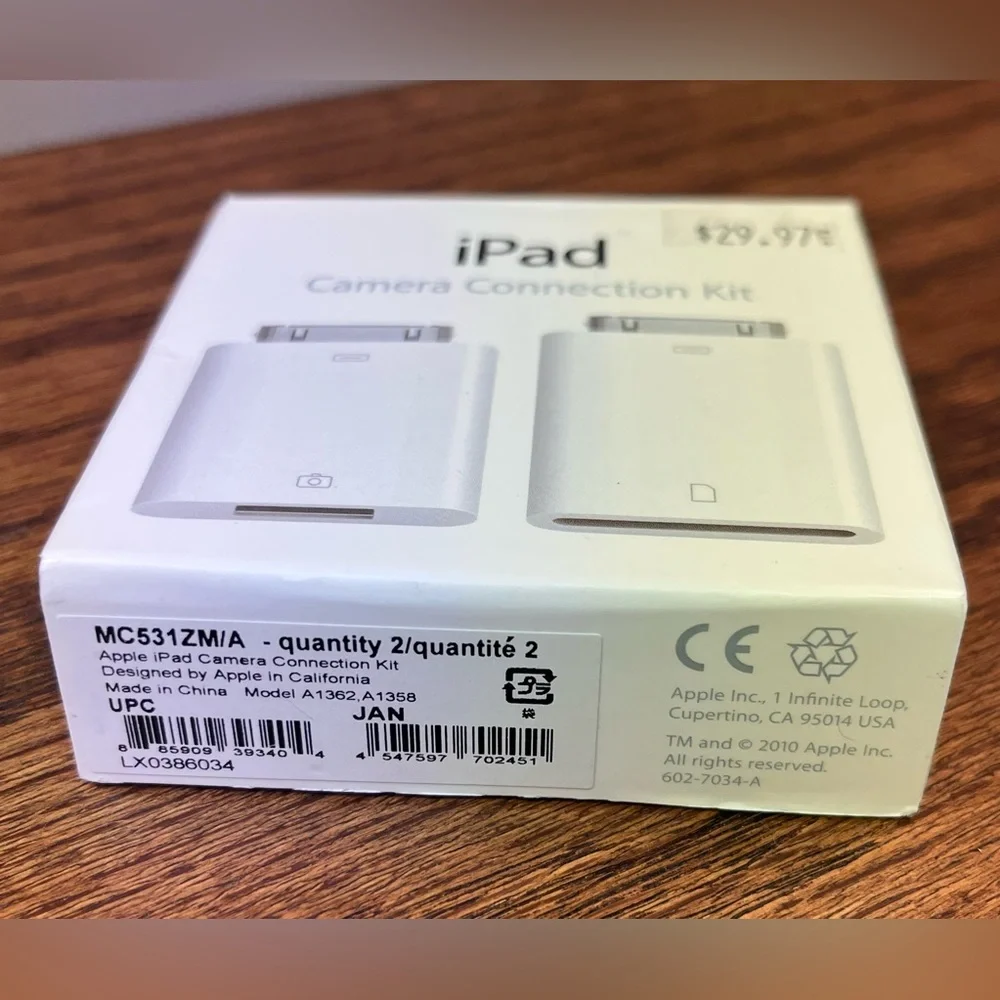 Apple iPad Camera Connection Kit in White
